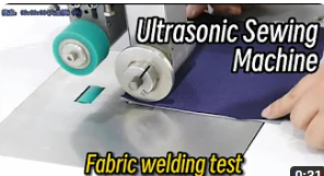 Ultrasonik Dikiş Makinesi Kumaş Kaynak Testi