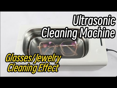 Ultrasonik Temizleme Makinesi Cam Temizleme Etkisini Gösteriyor