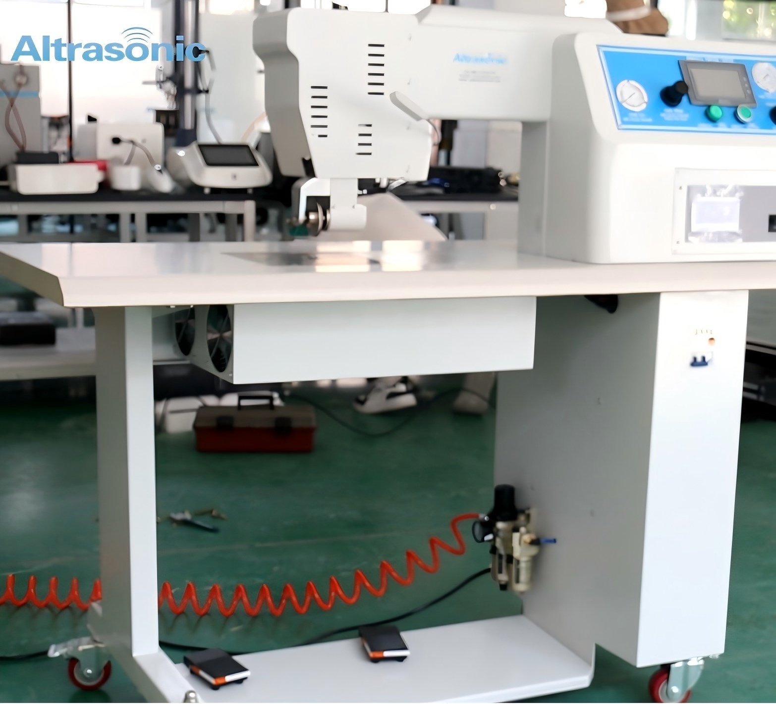 PU sızdırmazlık ve kesme için Ultrasonik Dikiş Makinesi