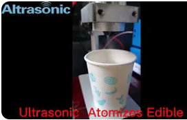 Altrasonic'ten Yenilebilir Yağı Atomize Eden Ultrasonik Atomizasyon Makinesi